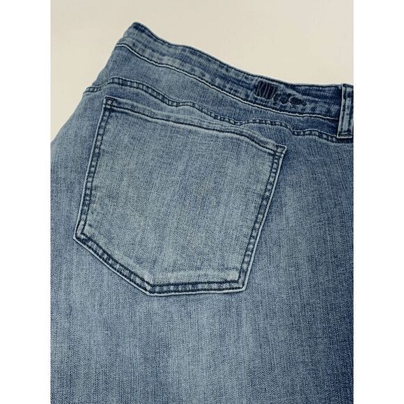 Kut Womens Denim Jeans Katy Boyfriend Distress Blue Wash Plus Size 24W - Picture 4 of 10